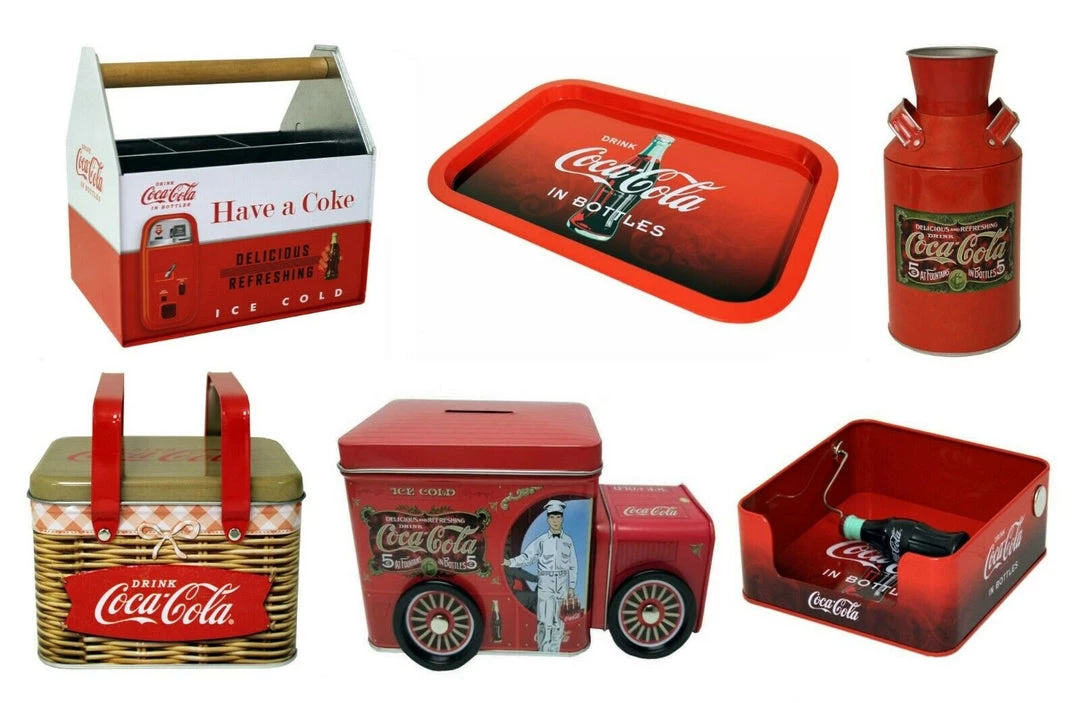 Williamvalentine Home & Garden Coca-Cola Coke Vintage Basket Milk Can Napkin Dispenser Serving Tray Holder 1 Williamvalentine Home & Garden Coca-Cola Coke Vintage Basket Milk Can Napkin Dispenser Serving Tray Holder
