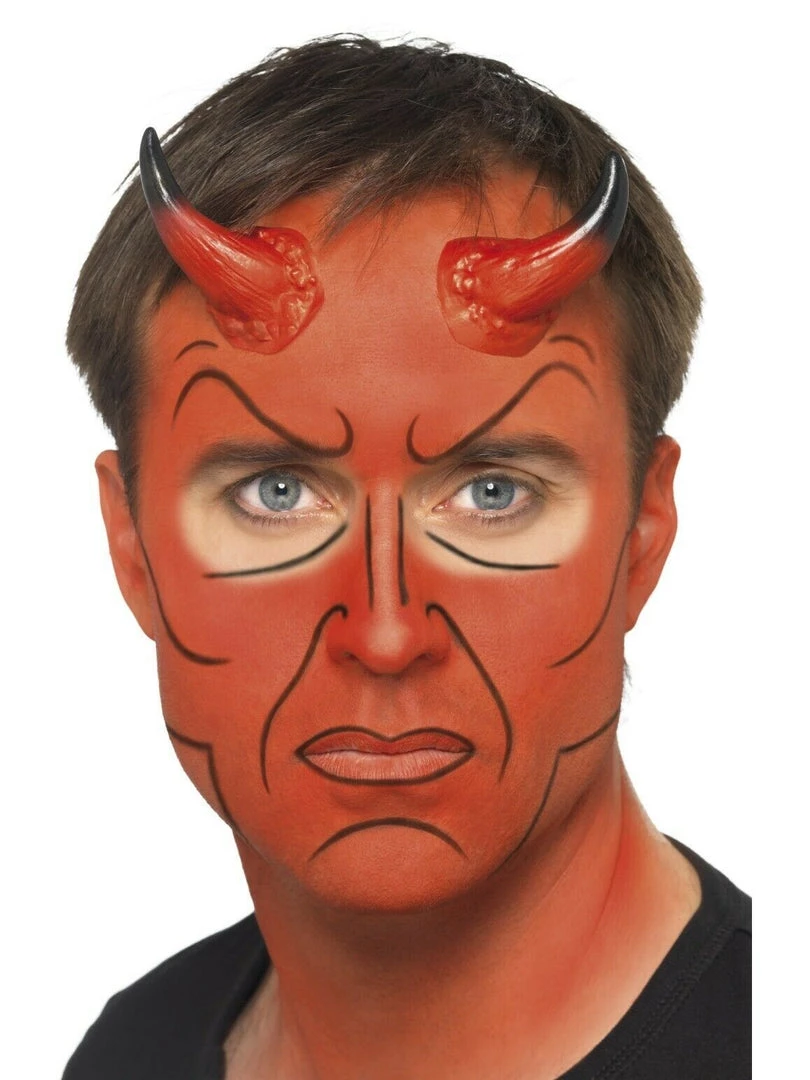 Smiffys Devil Face Paint Halloween Costume Make Up Kit 4 Smiffys Devil Face Paint Halloween Costume Make Up Kit