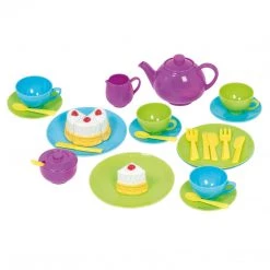 ATD Casdon Pots And Pans Dinnerware Tea Set Kitchen Set Toy Pretend Play