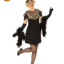 Rubie's 1920s Great Gatsby Roaring 20s Flapper Dress Ladies Costume Costumes