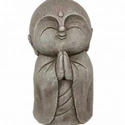MAL Large 35cm Japanese "Jizo" Divinity Garden Ornament Statue Figurine Sculpture Home & Garden