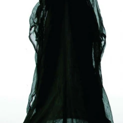 Unbranded Halloween Props/Decoration 90cm Tall Black Skeleton Lawn Breaker Standing Halloween Prop With Garden Stakes