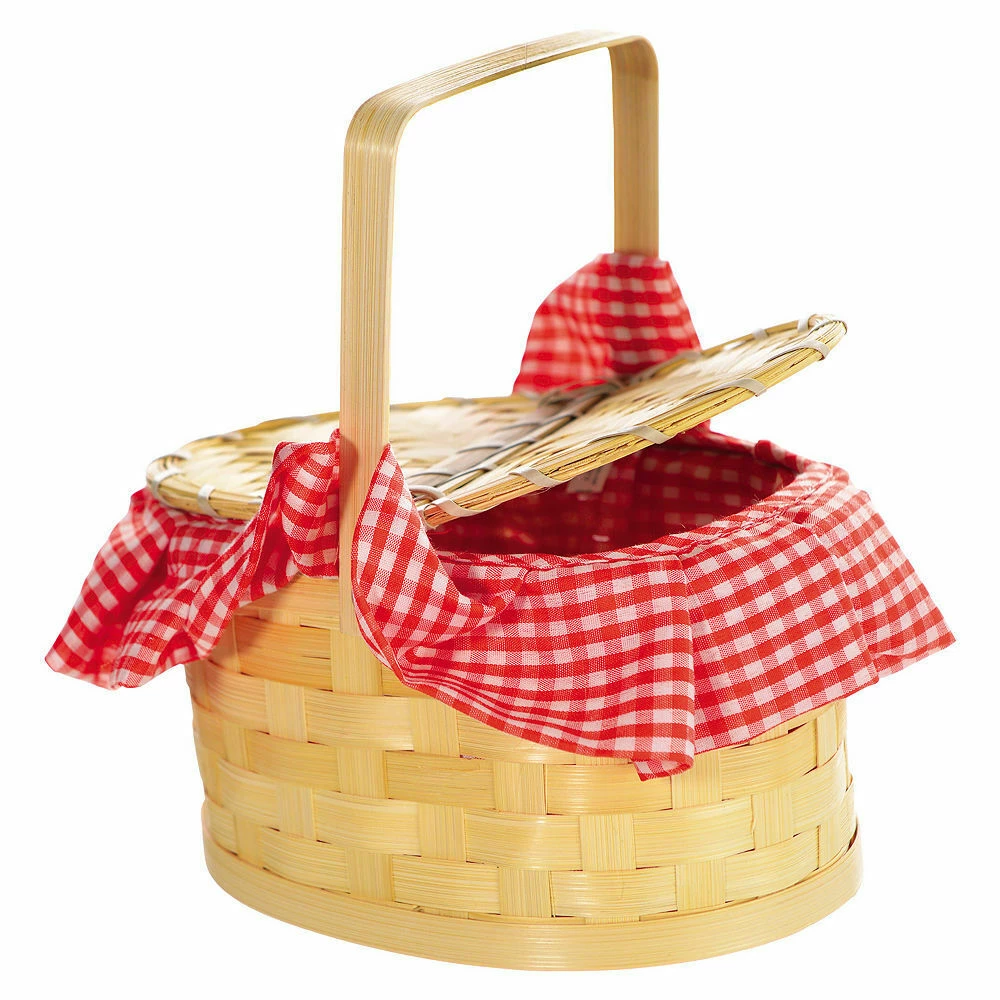 Balloon Agencies Gingham Red Riding Hood Basket Costume Accessory 1 Balloon Agencies Gingham Red Riding Hood Basket Costume Accessory