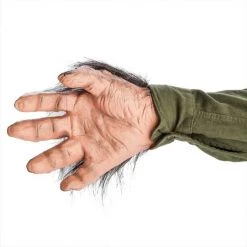 MDI Australia Madheadz Black Gorilla Monkey Hairy Hand Gloves King Kong Fancy Dress Accessory