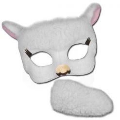 Sweidas Plush Deluxe Adult Animal Set Mask With Elastic Strap Costume Accessory Costume Accessories