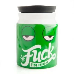 MDI Australia Stash It Herb Weed Cannabis Marijuana Storage Jar F*ck Im High Container Home & Garden 17 MDI Australia Stash It Herb Weed Cannabis Marijuana Storage Jar F*ck Im High Container Home & Garden