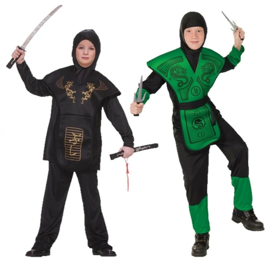 Tomfoolery Ninja Black Green Book Week Halloween Party Boys Costume Costumes 1 Tomfoolery Ninja Black Green Book Week Halloween Party Boys Costume Costumes