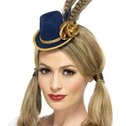 Smiffys Costume Accessories Authentic Bavarian Oktoberfest Moustache And Mini Hat Costume Accessory