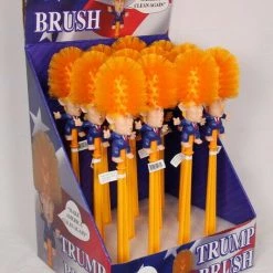 MAL Donald Trump Toilet Brush Bowl Doll Make Toilet Great Again Commander In Crap Home & Garden