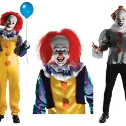 Rubie's Pennywise IT Deluxe Clown And Wig Mens Halloween Costume