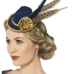 Smiffys Costume Accessories Authentic Bavarian Oktoberfest Moustache And Mini Hat Costume Accessory