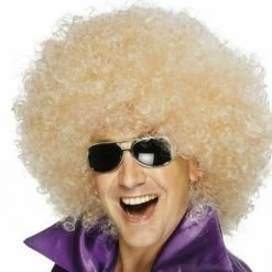 Smiffys 70s Mega Huge Afro 70s 60s Disco Hippie Mens Costume Wig | Brown Black Blonde Wigs 7 Smiffys 70s Mega Huge Afro 70s 60s Disco Hippie Mens Costume Wig | Brown Black Blonde Wigs