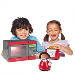 ATD Casdon Morphy Richards Kids Toy Microwave Kettle & Toaster Playset Pretend Play Home & Garden