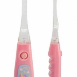 MDI Australia Pink Unicorn Light Up Toothbrush Kids For Ages 3+ Flashes For 2 Minutes Teeth