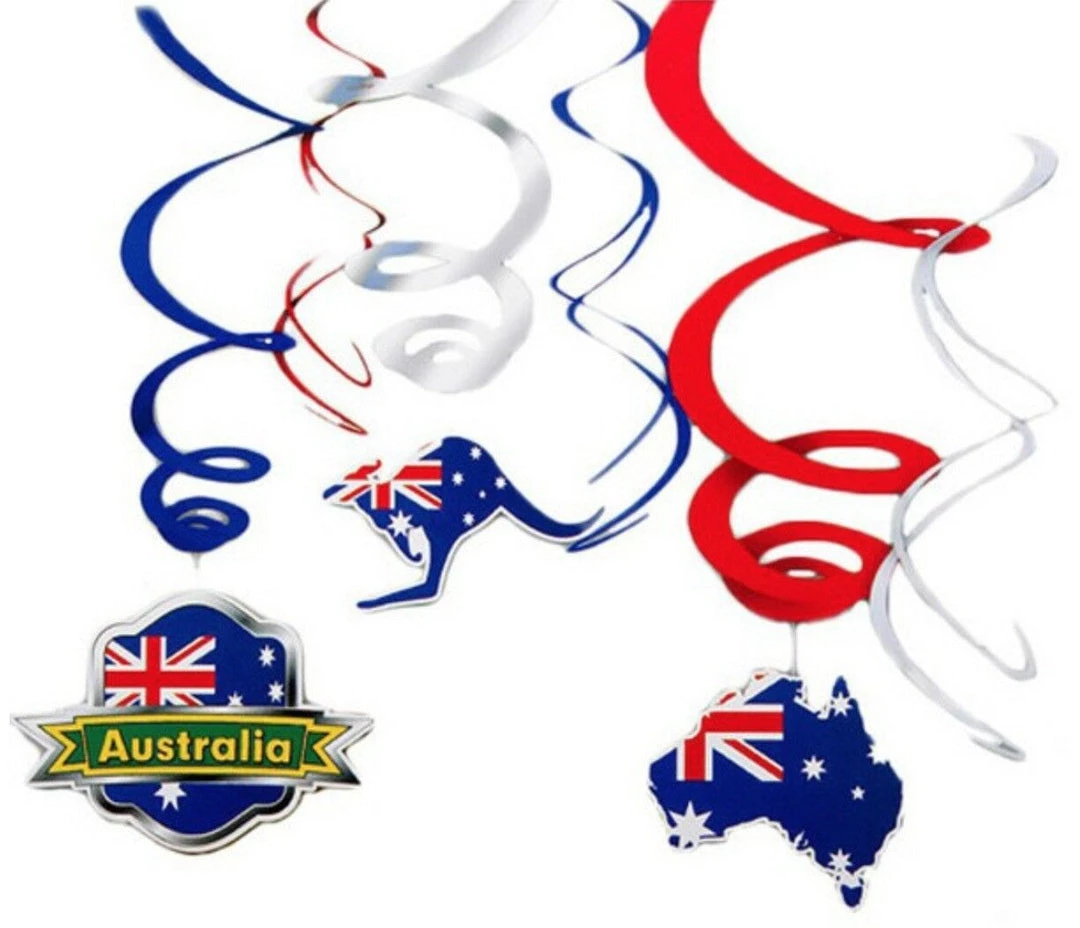 Balloon Agencies Commonwealth Games Australia Day 6Pk Australian Hanging Decorations Kangaroos 1 Balloon Agencies Commonwealth Games Australia Day 6Pk Australian Hanging Decorations Kangaroos