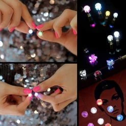 AliExpress LED Light Up Colourful Rhinestone Stud Ladies Earrings