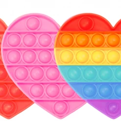 Unbranded Pop Its Heart Fidget Toy Push Bubble Stress Relief Kids Pop It Tiktok 2021 NEW 10 Unbranded Pop Its Heart Fidget Toy Push Bubble Stress Relief Kids Pop It Tiktok 2021 NEW