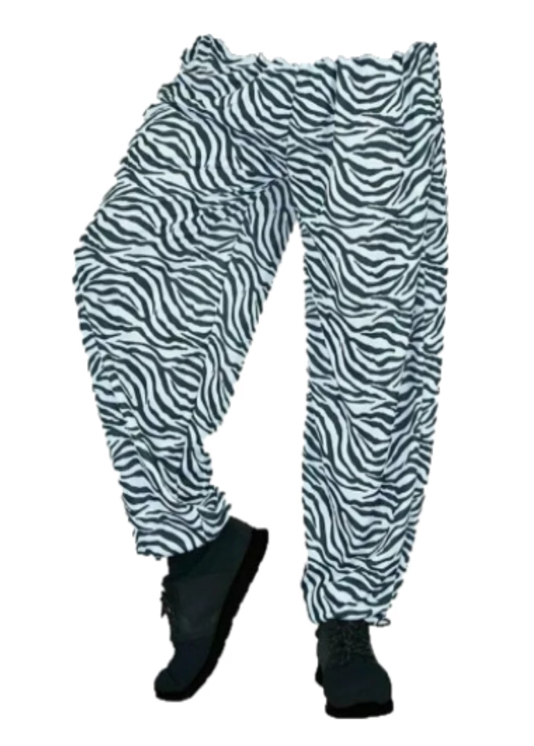 JD Party Adult Mens 80's Punk Rock Pants Fresh Prince Baggy Rapper Zebra 1980 Costume 7 JD Party Adult Mens 80's Punk Rock Pants Fresh Prince Baggy Rapper Zebra 1980 Costume