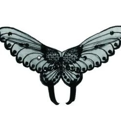 Tomfoolery Leg Avenue Butterfly Crotchless Panty G String Ladies Sexy Underwear Lingerie