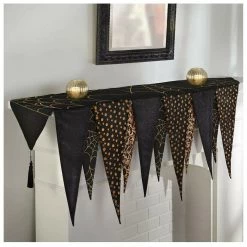 Balloon Agencies Halloween Props/Decoration Mantle Scarf Fabric Glittered Halloween Party Decoration