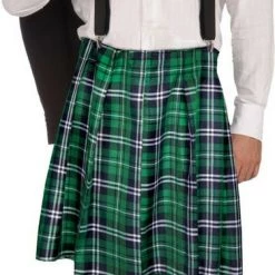 Morris Scottish Well Hung Highlander Bucks Naughty Kilt & Shorts Mens Costume Costumes