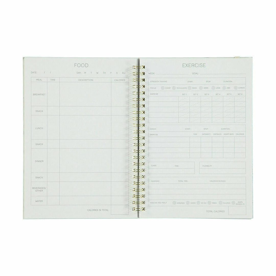 Unbranded Health & Beauty Exercise & Diet Weight Loss Tracker Diary Journal Notebook 2 Unbranded Health & Beauty Exercise & Diet Weight Loss Tracker Diary Journal Notebook