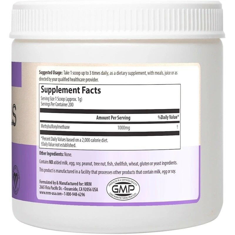 IHerb Health & Beauty MRM MSM Crystals 200g For Healthy Hair Skin Nails And Joints 3 IHerb Health & Beauty MRM MSM Crystals 200g For Healthy Hair Skin Nails And Joints