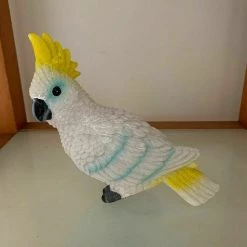 MALMAR 20cm Galah Cockatoo Parrot Australian Native Bird Parrot Shelf Sitter Ornament Home & Garden