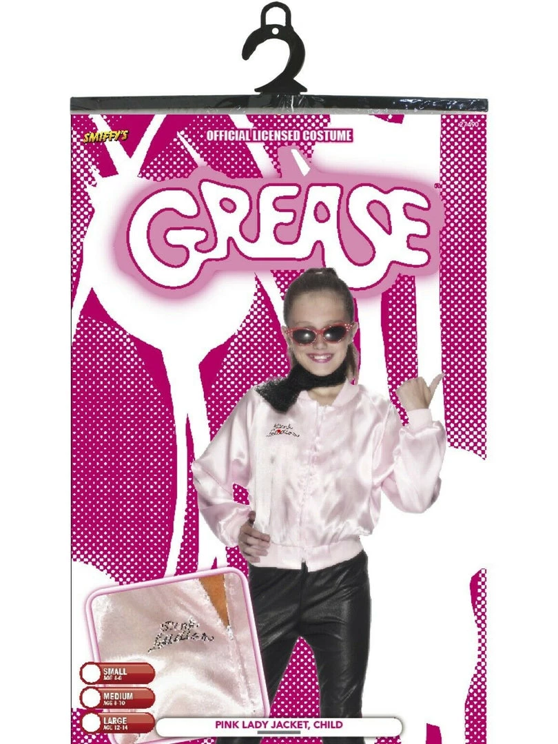 Smiffys Grease Boys T-Bird Girls Pink Lady Jacket 5 Smiffys Grease Boys T-Bird Girls Pink Lady Jacket