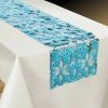 Balloon Agencies Party Supplies Disney Frozen 2 Blue Snowflakes Foil Party Table Runner