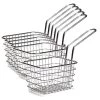 Kmart 8 X Mini Fries Frying Basket Fry Stainless Steel Chip Potato Basket Holder Party
