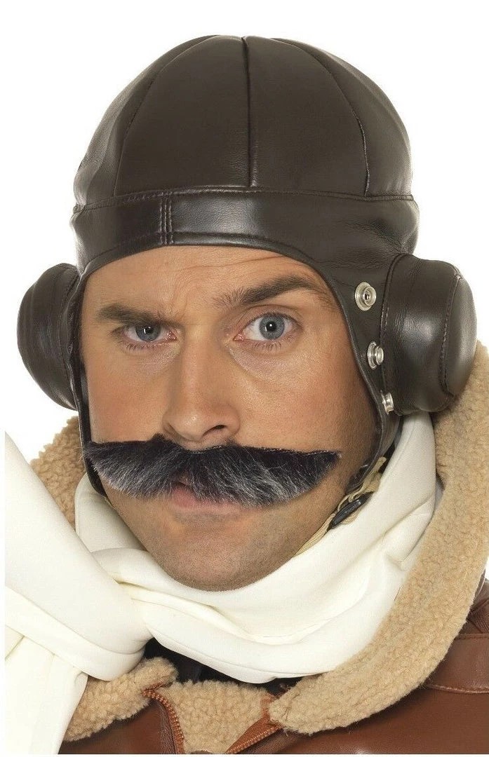 Smiffys Costume Accessories Flying Hat Biggles Style Aviator Pilot 1940s Earmuff 40s WW2 War Costume Hat 1 Smiffys Costume Accessories Flying Hat Biggles Style Aviator Pilot 1940s Earmuff 40s WW2 War Costume Hat