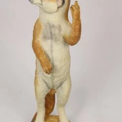 MALMAR Meerkat Statue Rude Finger Funny Garden Decor Sculptures Outdoor Figurine