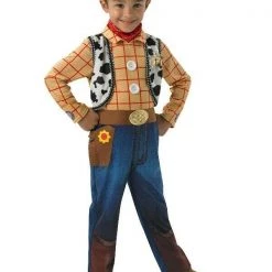 Rubies Deerfield Woody Deluxe Child Costume Toy Story Disney Sheriff Cowboy Jumpsuit Bandana Hat