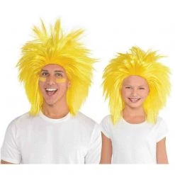 Balloon Agencies Fan Supporters Crazy Spikey Wig Ladies Mens Costume Accessory Many Colours