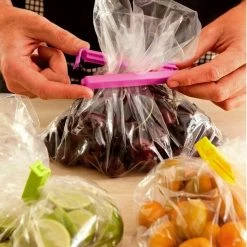 Kmart 10pc Mixed Bag Sealing Clips Food Fresh Reusable Freezer Fridge Plastic Seal