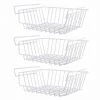 3 Under Shelf Cabinet Hanging Basket Rack Kitchen Pantry Storage Wrap Fruit Bin Home & Garden