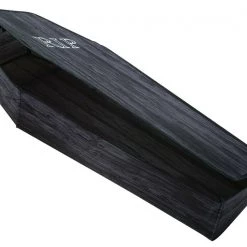 Unbranded Halloween Props/Decoration 152cm Tall Wooden Coffin With Lid Life Size Halloween Decoration Prop