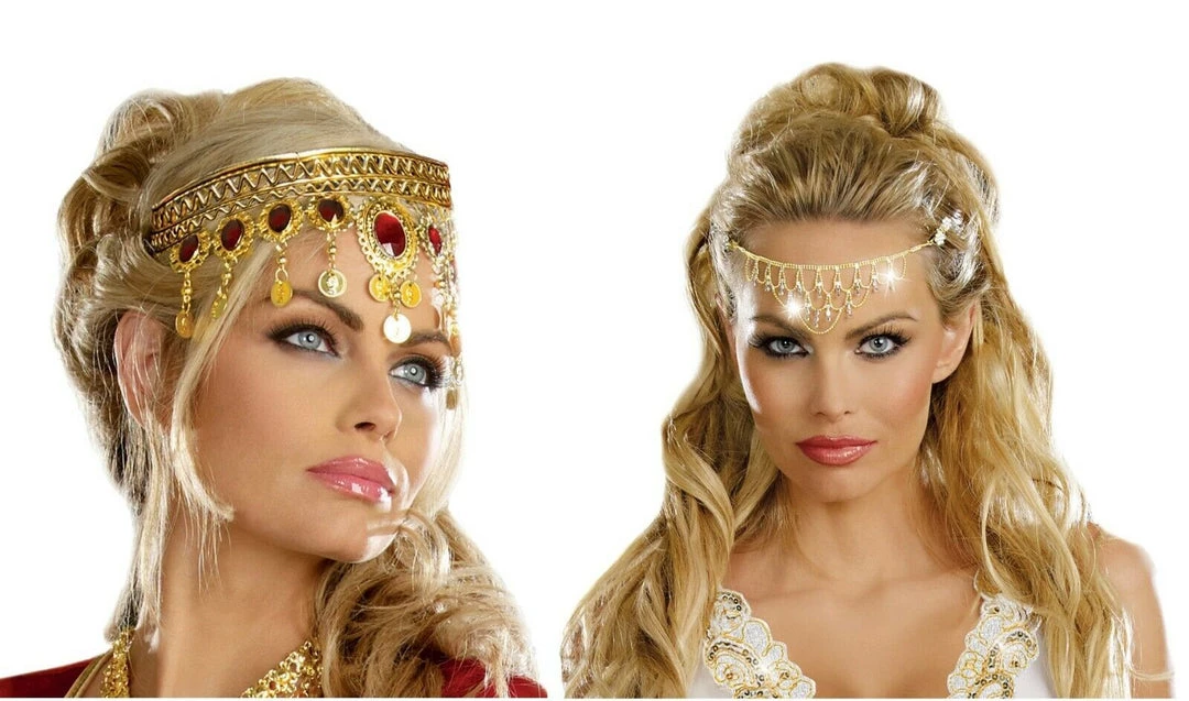 Unbranded Gold Dripping Rubies Glittering Rhinestones Goddess Ladies Headpiece Costume Accessories 1 Unbranded Gold Dripping Rubies Glittering Rhinestones Goddess Ladies Headpiece Costume Accessories