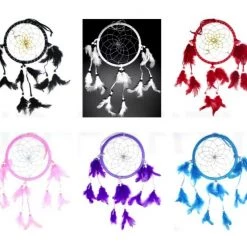 JD Home & Garden Dream Catcher 1 Ring 16cm 2 Rings 10cm Assorted Colours Wall Hanging Decoration