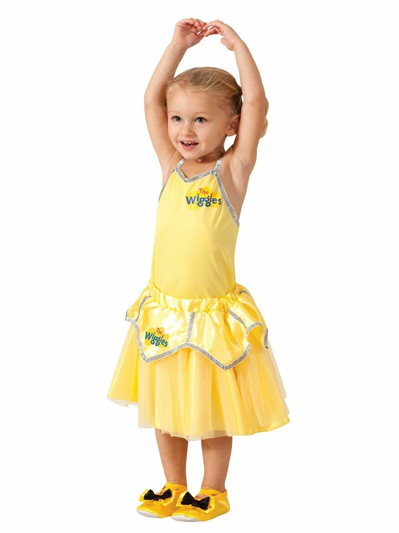 Rubie's Emma The Wiggles Yellow Ballerina Top Skirt Headband And Bow Girls Costume 8 Rubie's Emma The Wiggles Yellow Ballerina Top Skirt Headband And Bow Girls Costume