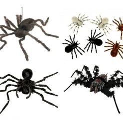 Sweidas Halloween Props/Decoration Fake Giant Creepy Tarantula Hairy Spider Halloween Decoration With Sound