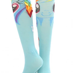 My Little Pony Rainbow Dash Ladies Knee Hi Socks Crazy Sock Day