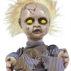 Morris Animated Creepy Doll Blonde Halloween Decoration Prop Halloween Props/Decoration