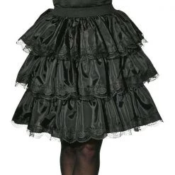 Rubie's Black Body Suit And Ruffle Skirt Witch Ladies Costume