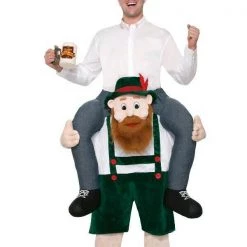 Rubie's Beer Buddy Piggy Back Oktoberfest Lederhosen Size Standard Mens Costume Costumes