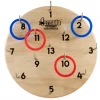 ABT Formula Sports Hookey Set Wooden Number & 12 Throw Rings Game Outdoor Indoor Home & Garden
