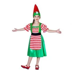 Unbranded Childrens Festive Santa's Little Helper Christmas Elf Girls Costume