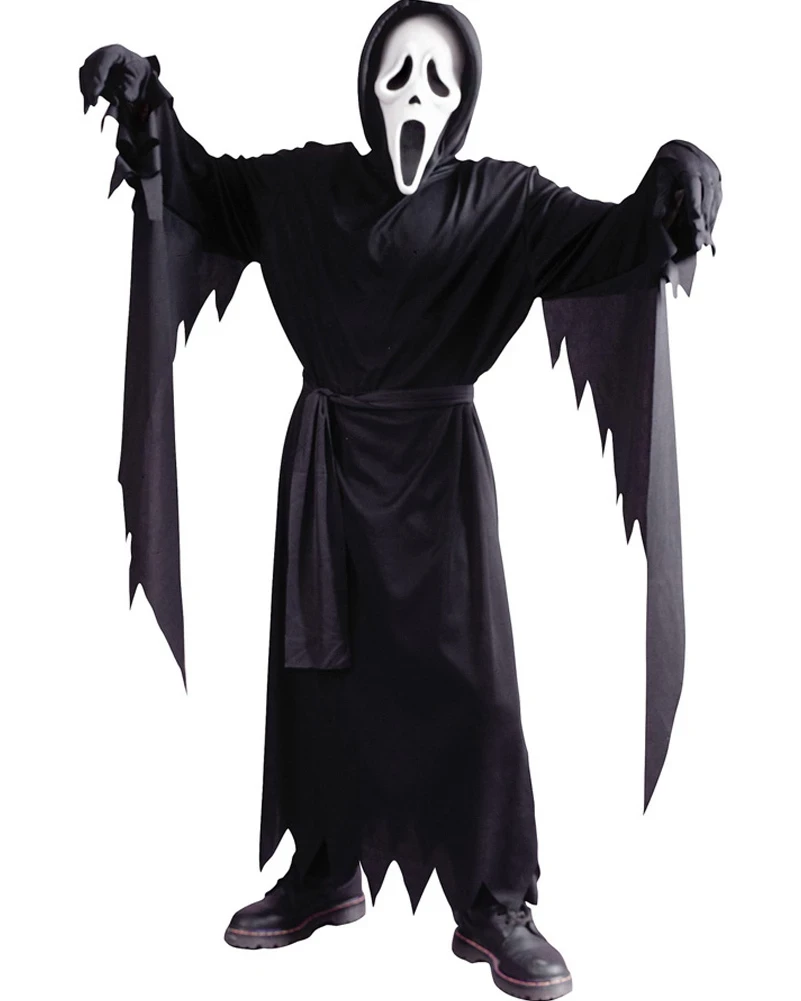 Smiffys Scream Ghost Face Mask Robe Bloddy Knife Boys Halloween Costume Halloween Costumes 2 Smiffys Scream Ghost Face Mask Robe Bloddy Knife Boys Halloween Costume Halloween Costumes