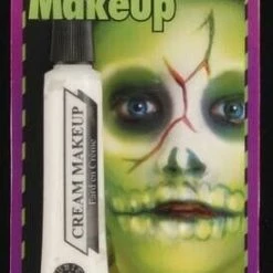 Tomfoolery Halloween Costumes GLOW In The Dark Cream MakeUp Face Paint Supernatural Green
